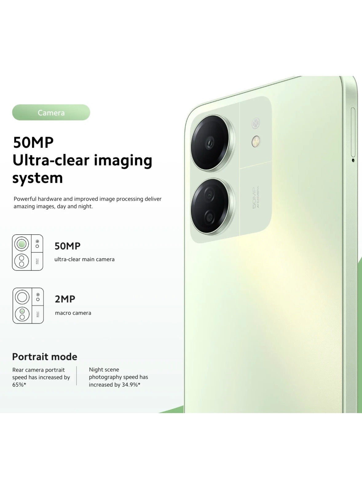 Xiaomi Redmi 13C 4G LTE Navy Blue - 4GB RAM - 256GB ROM - Unlocked - NEW SEALED