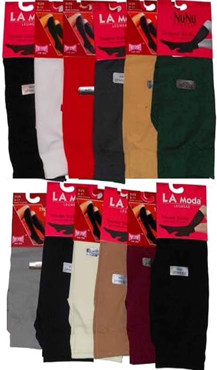 6 Pair LADIES WOMEN DRESS TROUSER SOCKS Randomly Assorted Colors Size 9-11