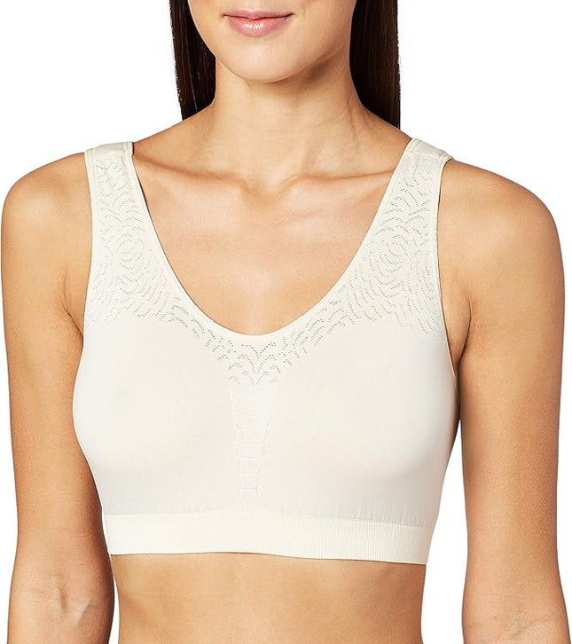Bali Comfort Revolution Crop Top (103J) Light Beige, L