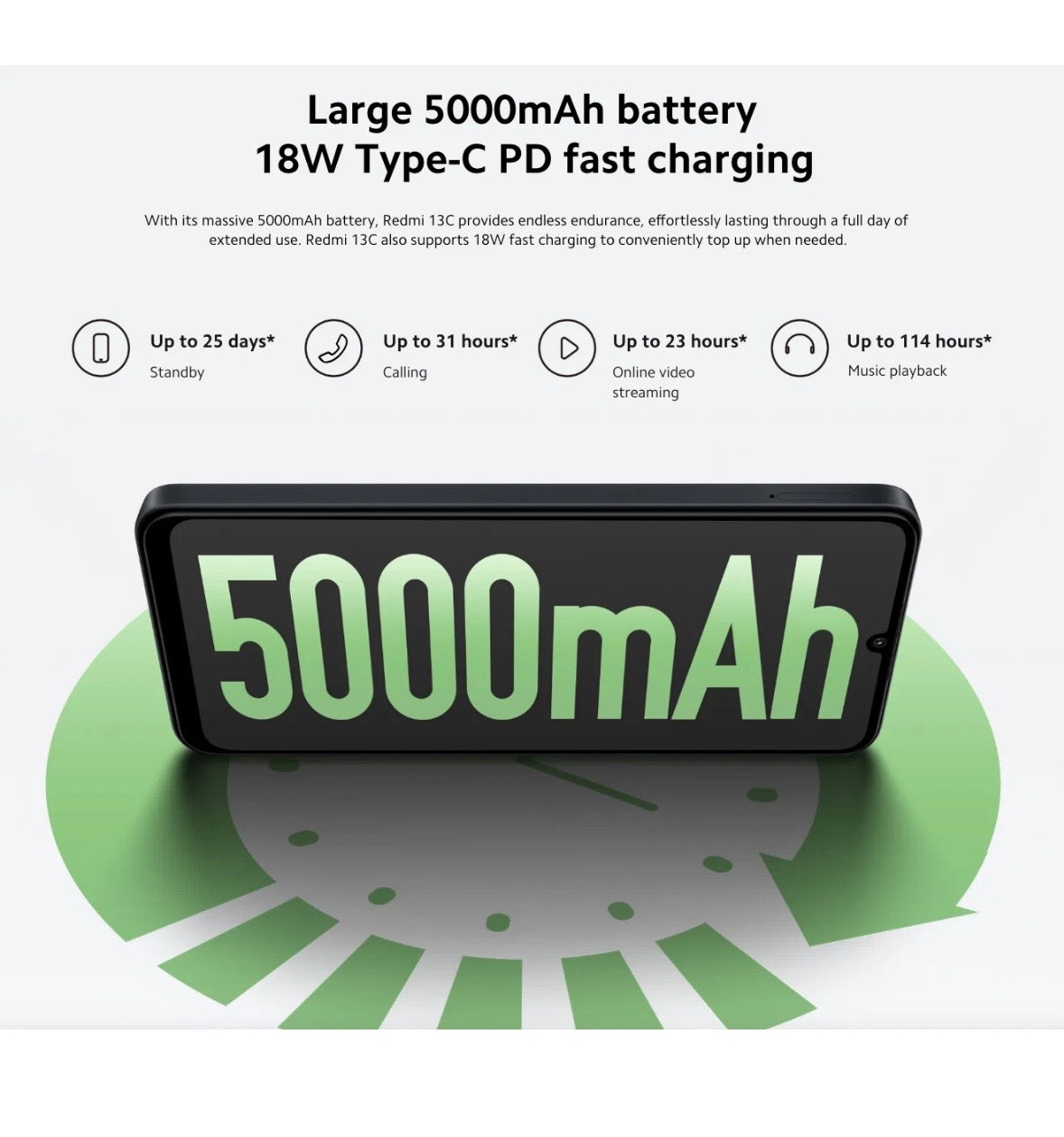 Xiaomi Redmi 13C 4G LTE Navy Blue - 4GB RAM - 256GB ROM - Unlocked - NEW SEALED