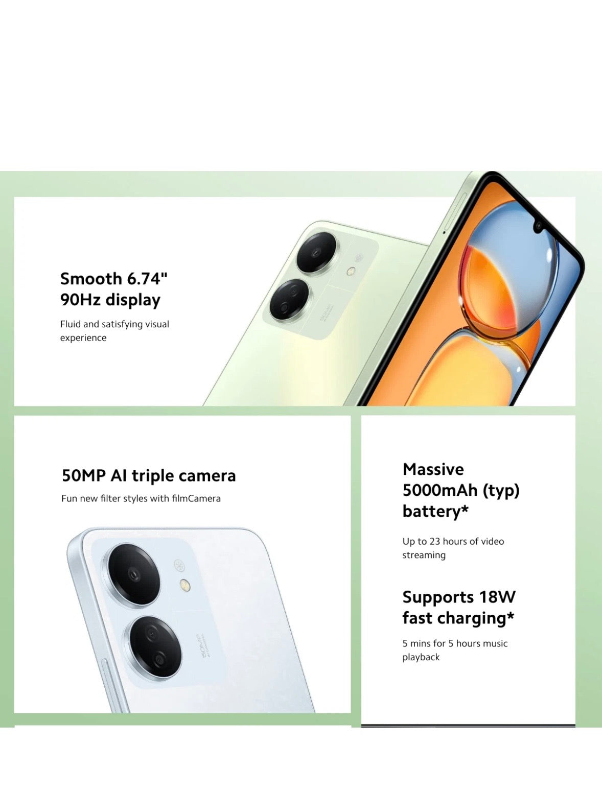 Xiaomi Redmi 13C 4G LTE Navy Blue - 4GB RAM - 256GB ROM - Unlocked - NEW SEALED