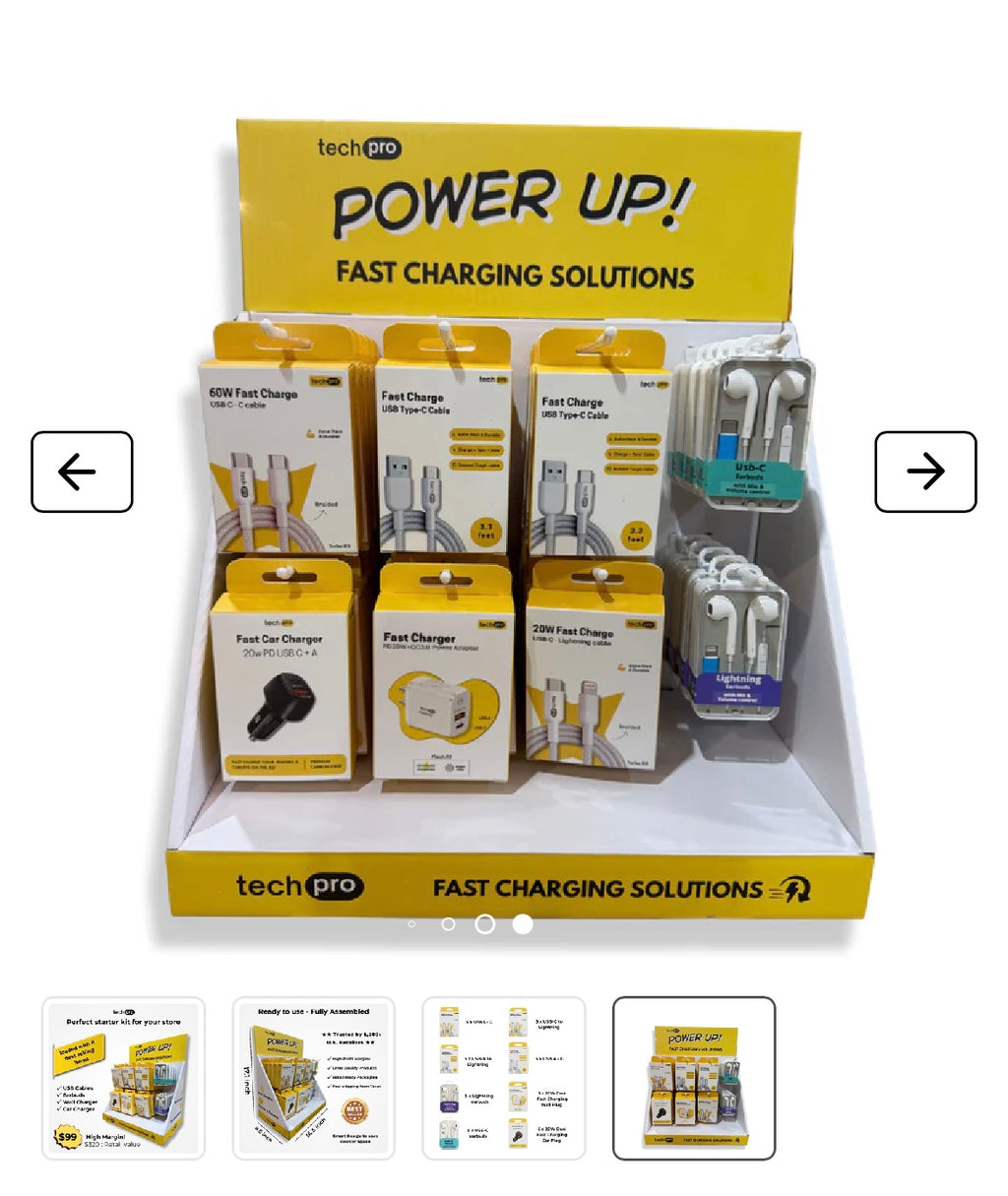 40pcs Phone Accessory Countertop display stand - Starter Kit