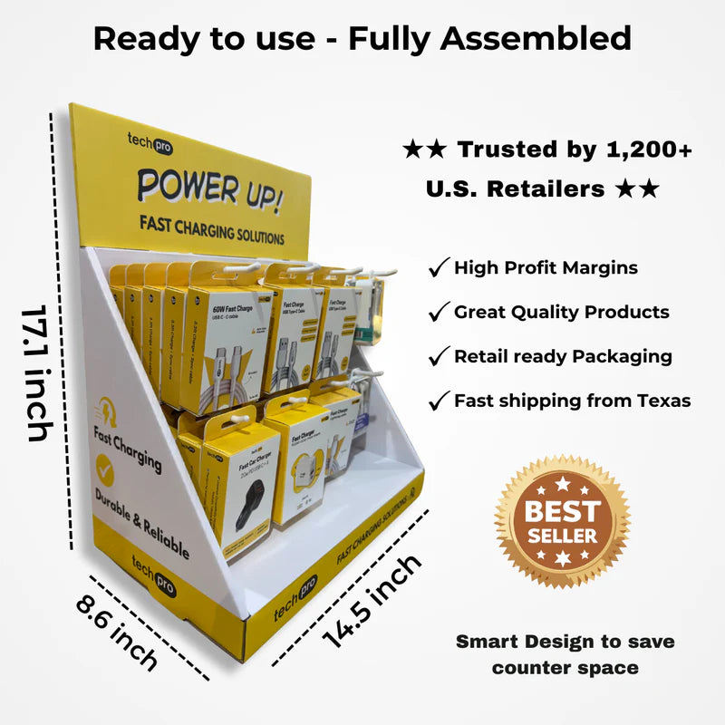 40pcs Phone Accessory Countertop display stand - Starter Kit