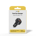 20w PD USB C + A Fast Car Charger in Retail Box