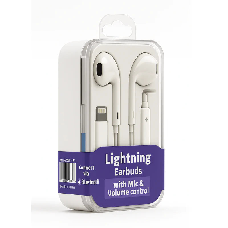 8pin earbuds with Mic & Volume control