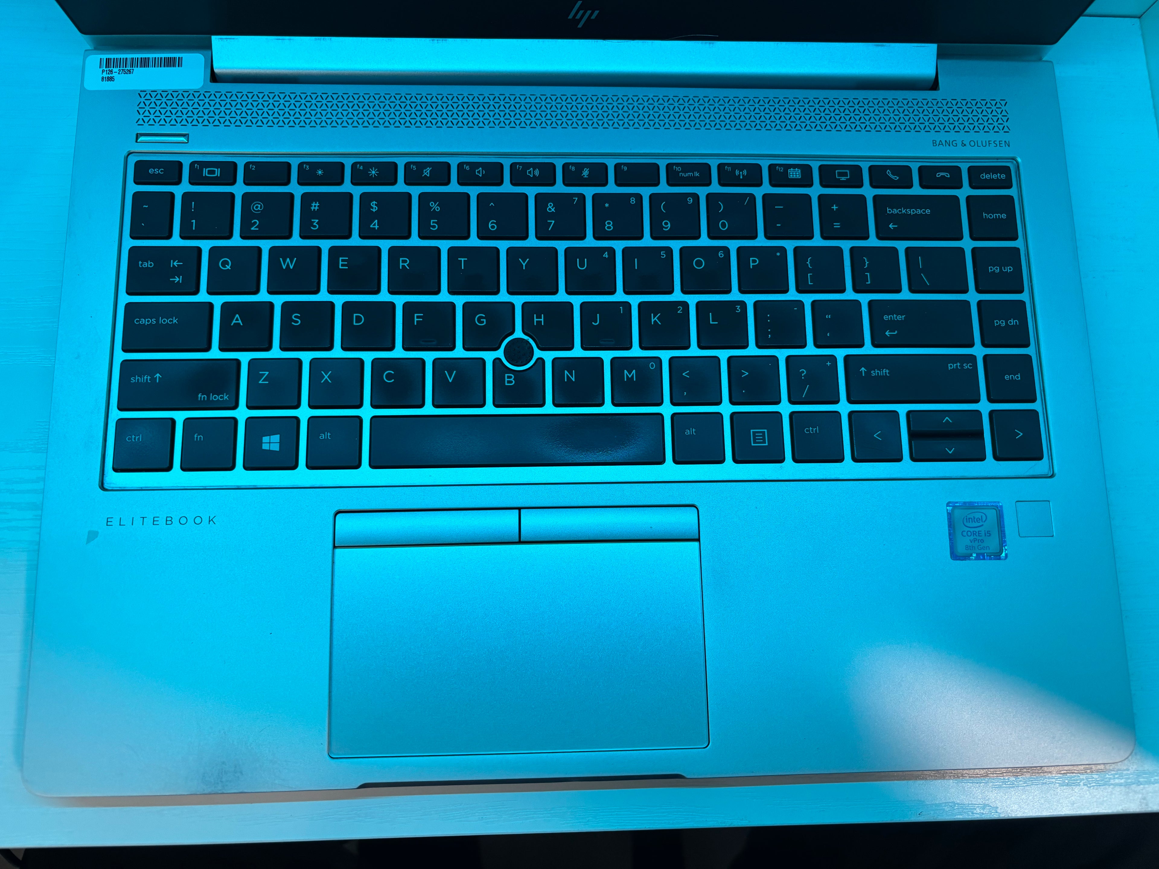 HP EliteBook 840 G5 Laptop, Intel Core i5-8350U 1.9GHz, 8GB RAM, 500GB SSD.