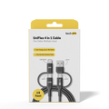 Buy 10ft 4-in-1 Fast Charging Braided Cable in Retail Box Packaging