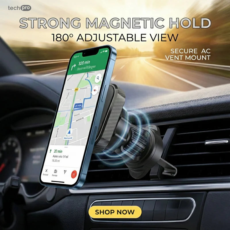 Magnetic Car A.C. Vent Phone Mount