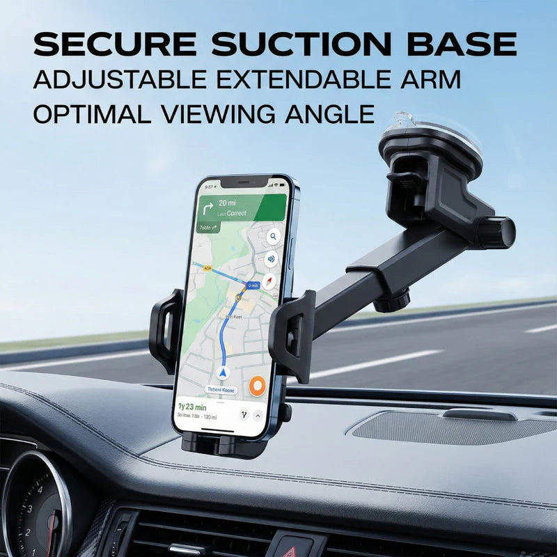 Car dash Phone mount Extendable 360